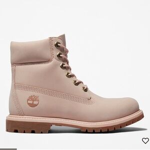 Timberland Women's Blush Leather Combat Boots